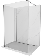Mexen Kioto ścianka prysznicowa Walk-in 125 x 110 cm, transparent, czarna - 800-125-212-70-00-110