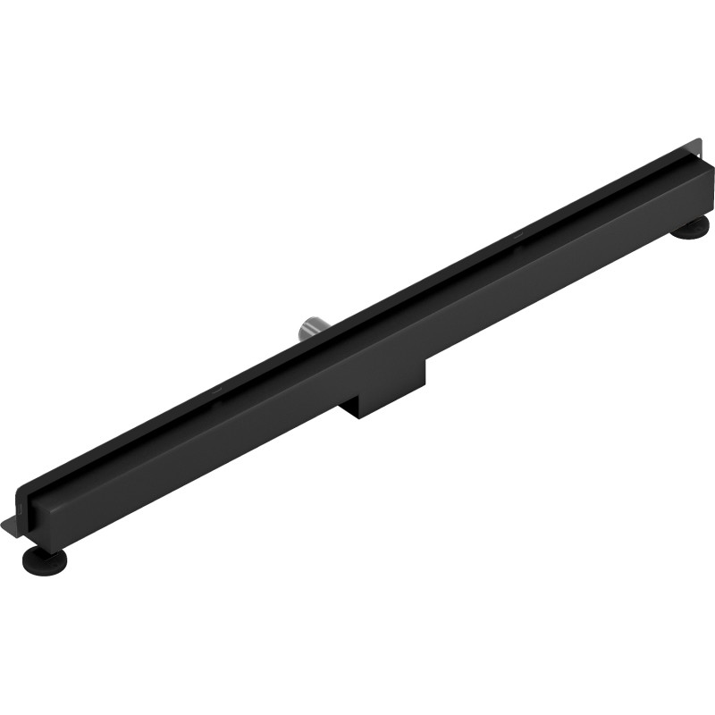 Mexen Flat Wall odpływ liniowy ścienny 2w1 110 cm, czarny - 1730110
