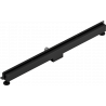 Mexen Flat Wall odpływ liniowy ścienny 2w1 110 cm, czarny - 1730110