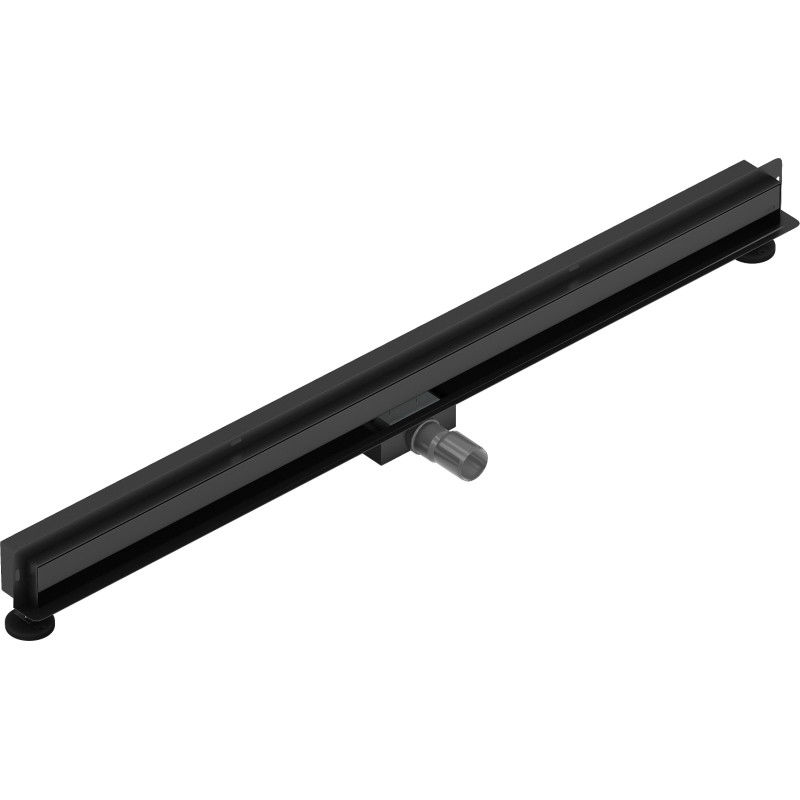 Mexen Flat Wall odpływ liniowy ścienny 2w1 120 cm, czarny - 1730120