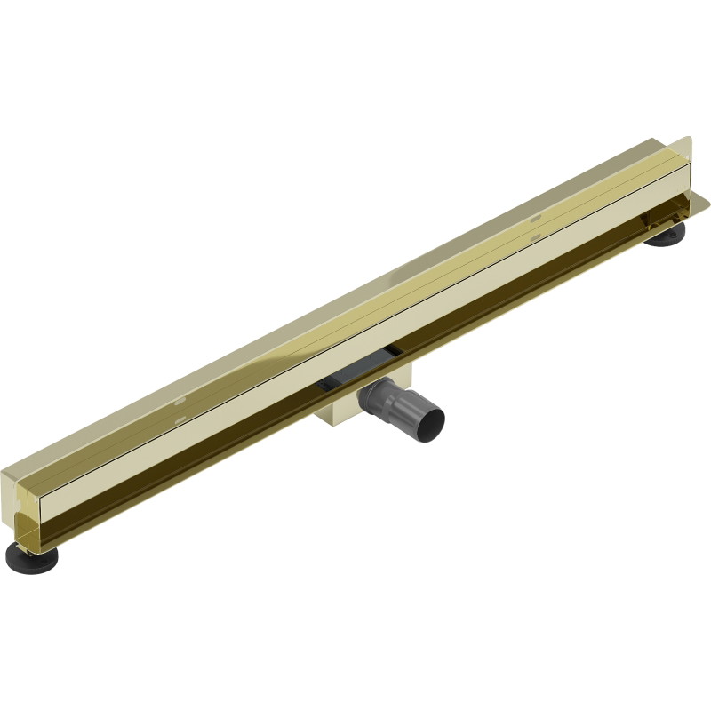 Mexen Flat Wall odpływ liniowy ścienny 2w1 80 cm, złoty - 1530080