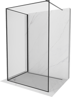 Mexen Kioto ścianka prysznicowa Walk-in 130 x 100 cm, czarna ramka, czarna - 800-130-212-70-70-100