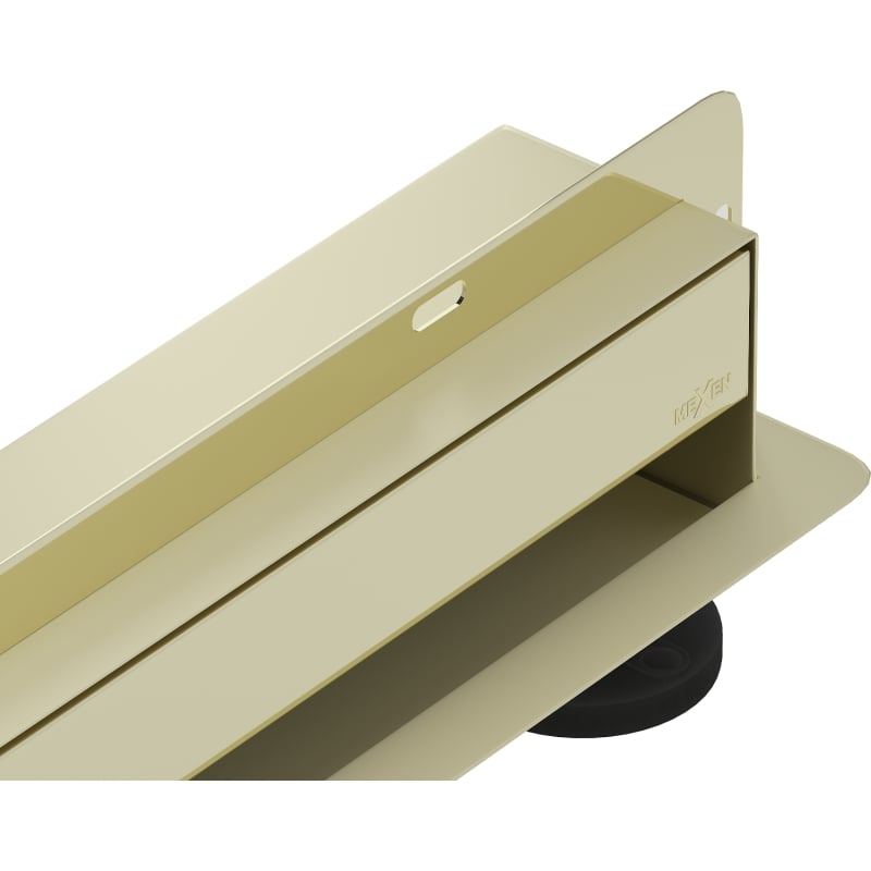 Mexen Flat Wall odpływ liniowy ścienny 2w1 100 cm, złoty - 1530100