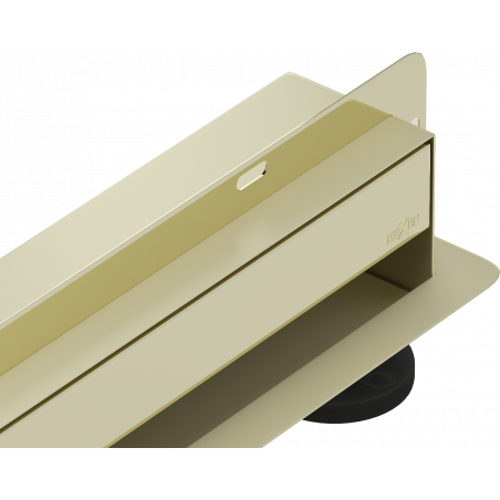 Mexen Flat Wall odpływ liniowy ścienny 2w1 100 cm, złoty - 1530100