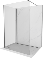 Mexen Kioto ścianka prysznicowa Walk-in 100 x 100 cm, transparent, gun metal - 800-100-212-95-00-100