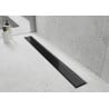 Mexen Flat MGB odpływ liniowy 70 cm, czarne szkło - 1026070-15