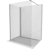 Mexen Kioto ścianka prysznicowa Walk-in 120 x 120 cm, transparent, gun metal - 800-120-212-95-00-120