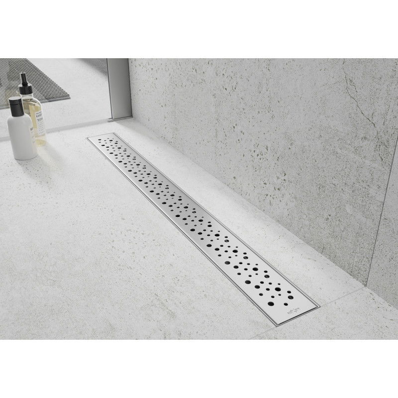 Mexen Flat M12 odpływ liniowy 80 cm, inox - 1021080-15