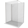 Mexen Kioto ścianka prysznicowa Walk-in 120 x 110 cm, transparent, nikiel szczotkowany - 800-120-212-97-00-110