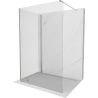 Mexen Kioto ścianka prysznicowa Walk-in 140 x 110 cm, transparent, nikiel szczotkowany - 800-140-212-97-00-110