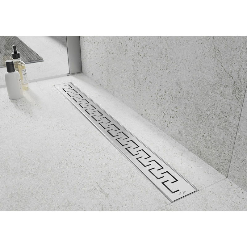 Mexen Flat 360° M15 odpływ liniowy obrotowy 60 cm, inox - 1024060-40