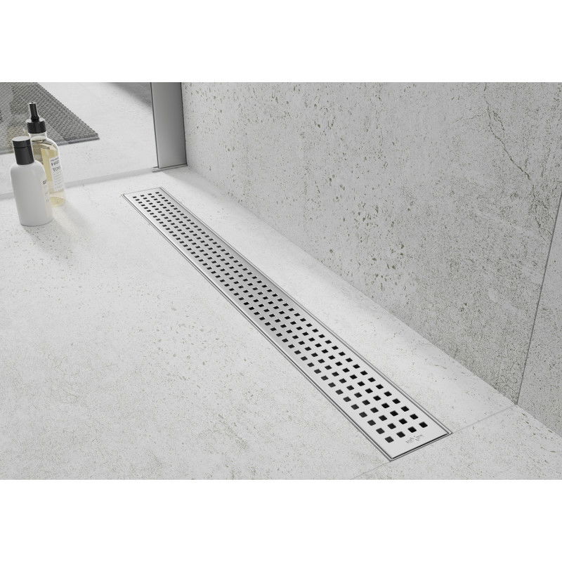 Mexen Flat M08 maskownica do odpływu liniowego 50 cm, inox - 1025050