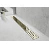 Mexen Flat M01 maskownica do odpływu liniowego 90 cm, złota - 1520090
