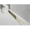 Mexen Flat M12 maskownica do odpływu liniowego 70 cm, złota - 1521070