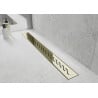 Mexen Flat M18 maskownica do odpływu liniowego 90 cm, złota - 1523090