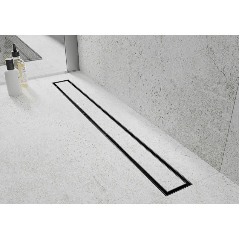 Mexen Flat M13 odpływ liniowy 2w1 140 cm, czarny - 1710140