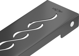 Mexen Flat M18 maskownica do odpływu liniowego 70 cm, czarna - 1723070