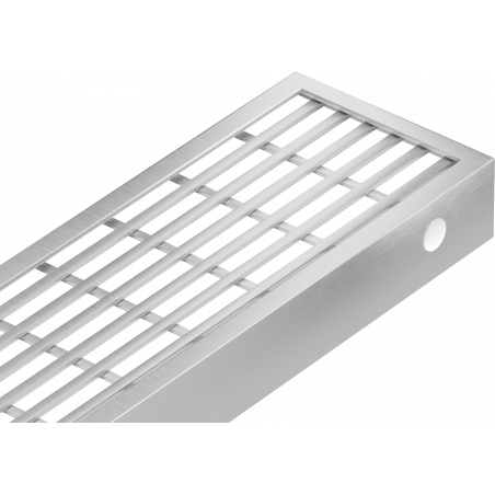 Mexen Flat M33 maskownica do odpływu liniowego 80 cm, inox - 1033080