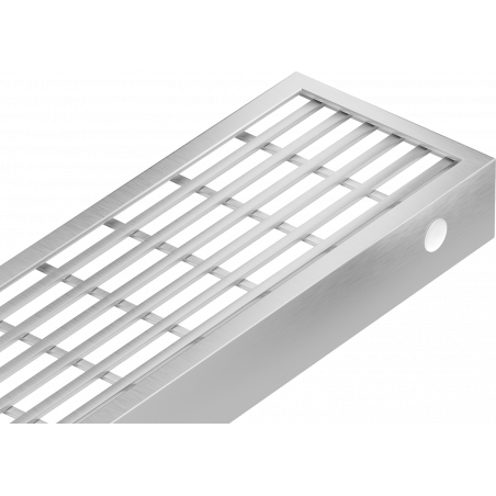 Mexen Flat M33 maskownica do odpływu liniowego 100 cm, inox - 1033100