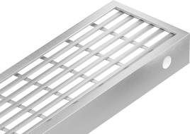 Mexen Flat M33 maskownica do odpływu liniowego 100 cm, inox - 1033100