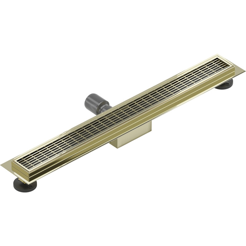 Mexen Flat M33 odpływ liniowy 70 cm, złoty - 1533070-15