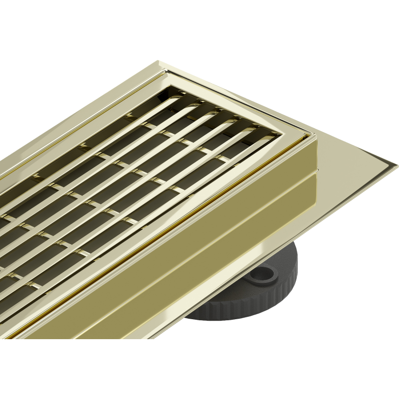 Mexen Flat M33 odpływ liniowy 90 cm, złoty - 1533090-15