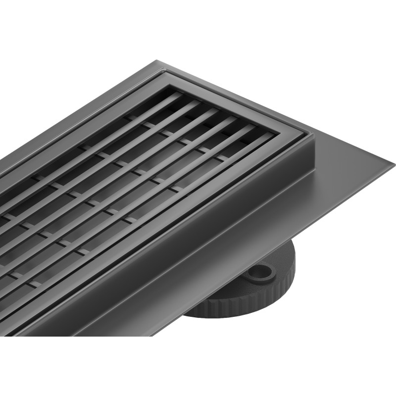 Mexen Flat M33 odpływ liniowy 50 cm, czarny - 1733050-15