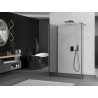 Mexen Kioto ścianka prysznicowa Walk-in 135 x 100 x 40 cm, transparent, gun metal - 800-135-100-221-95-00-040