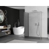 Mexen Kioto ścianka prysznicowa Walk-in 135 x 110 x 30 cm, transparent, nikiel szczotkowany - 800-135-110-221-97-00-030