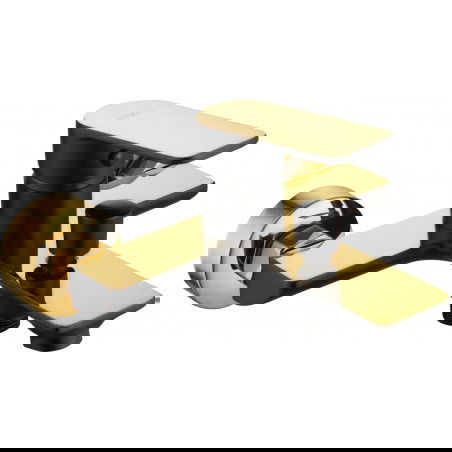 Mexen Alfa bateria wannowa, czarna/złota - 745730-75
