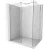 Mexen Kioto ścianka prysznicowa Walk-in 100 x 80 cm, transparent, nikiel szczotkowany - 800-100-202-97-00-080