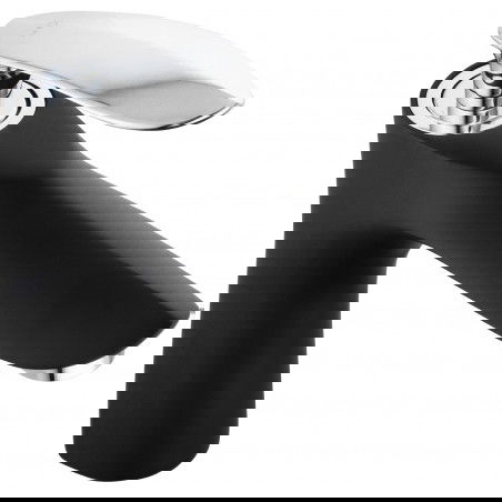 Mexen Lily bateria umywalkowa, czarna/chrom - 73600-17