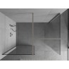 Mexen Kioto ścianka prysznicowa Walk-in 150 x 100 cm, transparent, nikiel szczotkowany - 800-150-202-97-00-100