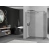 Mexen Kioto ścianka prysznicowa Walk-in 110 x 105 cm, transparent, gun gray szczotkowany - 800-110-202-66-00-105