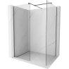 Mexen Kioto ścianka prysznicowa Walk-in 100 x 100 cm, transparent, gun metal - 800-100-202-95-00-100