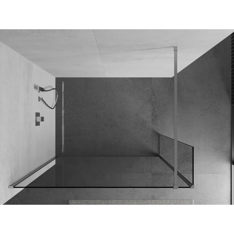 Mexen Kioto ścianka prysznicowa Walk-in 95 x 30 cm, transparent, chrom - 800-095-212-01-00-030