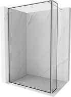 Mexen Kioto ścianka prysznicowa Walk-in 150 x 30 cm, czarna ramka, chrom - 800-150-212-01-70-030