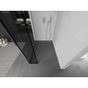 Mexen Kioto ścianka prysznicowa Walk-in 120 x 40 cm, czarna ramka, chrom - 800-120-212-01-70-040