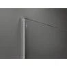 Mexen Kioto ścianka prysznicowa Walk-in 110 x 40 cm, czarna ramka, chrom - 800-110-212-01-70-040