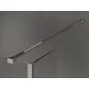 Mexen Kioto ścianka prysznicowa Walk-in 110 x 40 cm, czarna ramka, chrom - 800-110-212-01-70-040