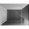 Mexen Kioto ścianka prysznicowa Walk-in 100 x 30 cm, transparent, biała - 800-100-212-20-00-030