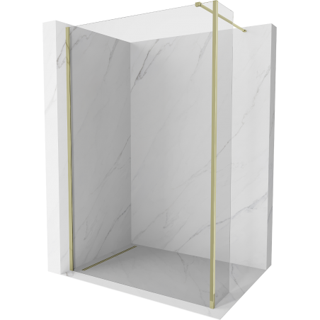 Mexen Kioto ścianka prysznicowa Walk-in 110 x 30 cm, transparent, złota - 800-110-212-50-00-030
