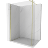 Mexen Kioto ścianka prysznicowa Walk-in 110 x 30 cm, transparent, złota - 800-110-212-50-00-030