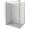 Mexen Kioto ścianka prysznicowa Walk-in 120 x 30 cm, transparent, złota - 800-120-212-50-00-030