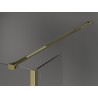 Mexen Kioto ścianka prysznicowa Walk-in 150 x 30 cm, transparent, złota - 800-150-212-50-00-030