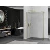 Mexen Kioto ścianka prysznicowa Walk-in 115 x 30 cm, transparent, złota szczotkowana - 800-115-212-55-00-030