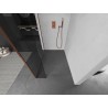 Mexen Kioto ścianka prysznicowa Walk-in 150 x 30 cm, transparent, różowe złoto - 800-150-212-60-00-030