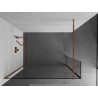 Mexen Kioto ścianka prysznicowa Walk-in 150 x 30 cm, transparent, różowe złoto - 800-150-212-60-00-030