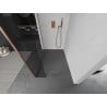 Mexen Kioto ścianka prysznicowa Walk-in 110 x 40 cm, transparent, miedź szczotkowana - 800-110-212-65-00-040