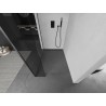 Mexen Kioto ścianka prysznicowa Walk-in 110 x 40 cm, transparent, gun gray szczotkowany - 800-110-212-66-00-040